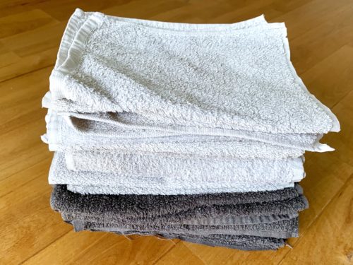 カットされた無印用品「その次があるタオル」